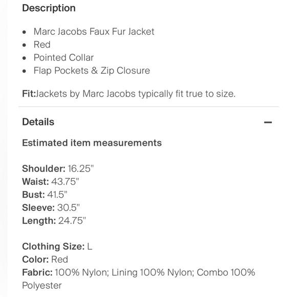 Mark Jacobs faux fur nylon retro style aviator jacket - Picture 5 of 5